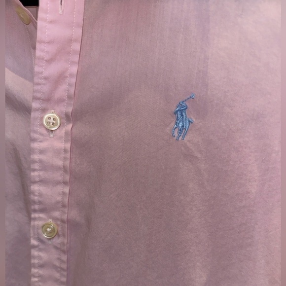 Authentic 90s Ralph Lauren pink cotton blouse / light pink. Perfect condition. - Picture 3 of 6